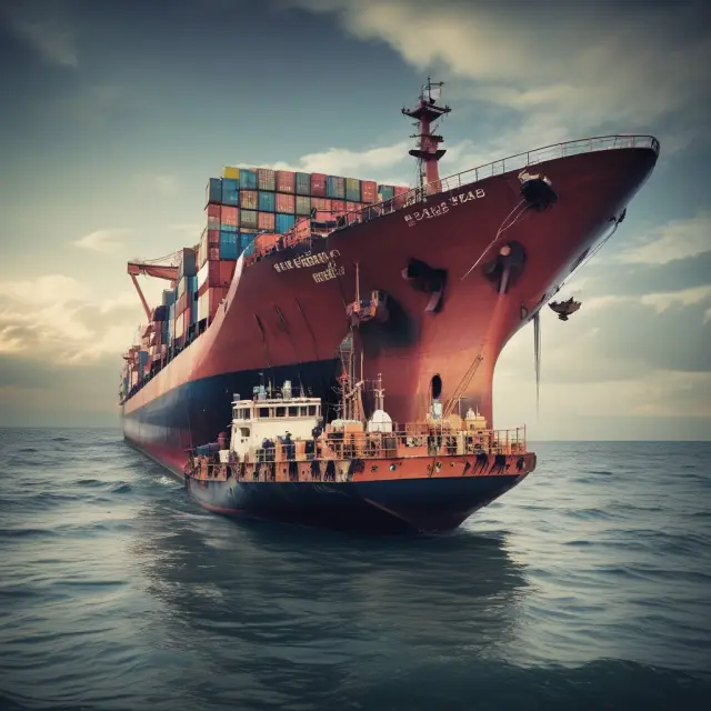 An Indonesian business, symbolized as a stable boat, sails through the regulatory waters of annual reporting, tax compliance, and business license renewals.