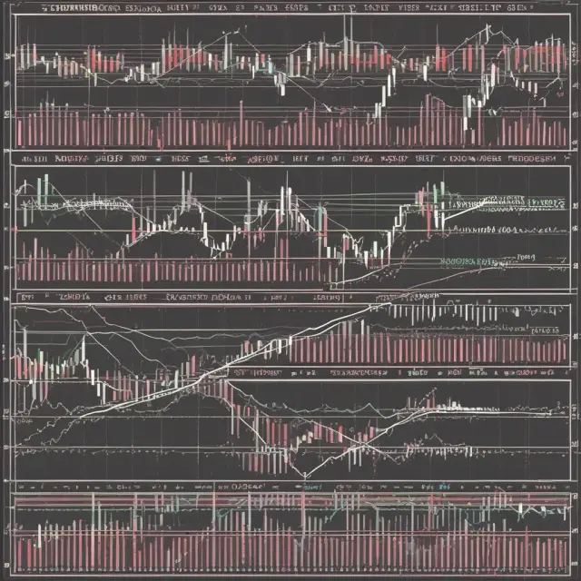 A determined stock trader on a rocky shore navigates pullbacks by employing market orders, limit buys, and stop buy entry orders. Waves symbolize price fluctuations.