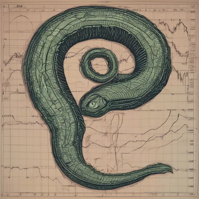 A digital serpent manipulating the cryptocurrency market with false hype and price manipulation