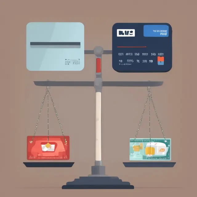 Balance scale illustrating how economic conditions influence credit card purchase APRs