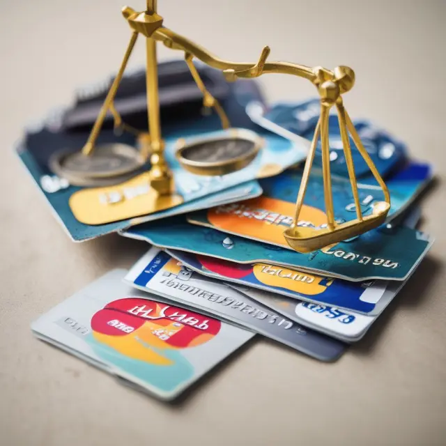 Scale weighing credit card offers against varying purchase APRs