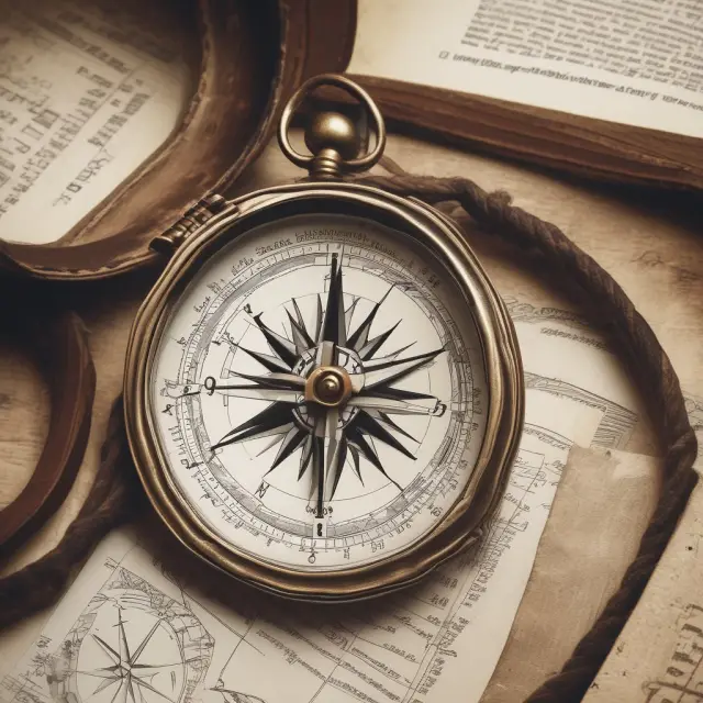An image of a lender holding a compass with PMSI and blanket lien symbols as directions, navigating the complex waters of collateral priorities