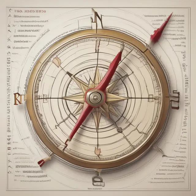 Compass with arrows representing investment strategies for combating inflation, including Treasury Inflation-Protected Securities (TIPS), gold, real estate, stocks, and diversification