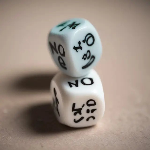 Two sides of a dice symbolizing unpredictability and outcomes of Pure Risks