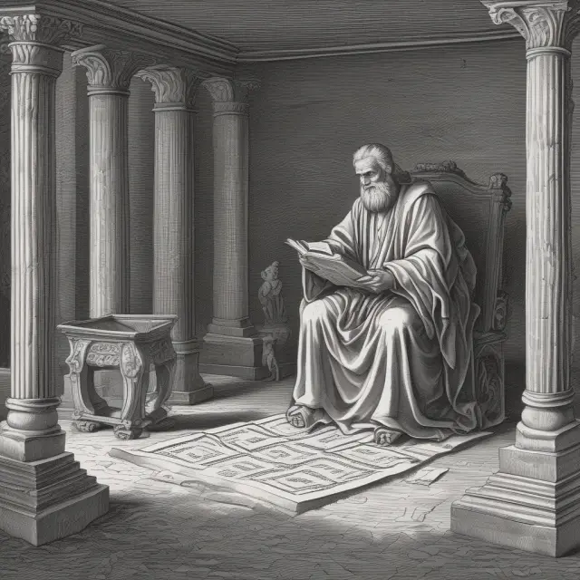 A wise scholar examines Present Value Interest Factor (PVIFA) annuity tables, contemplating the future worth of recurring payments.