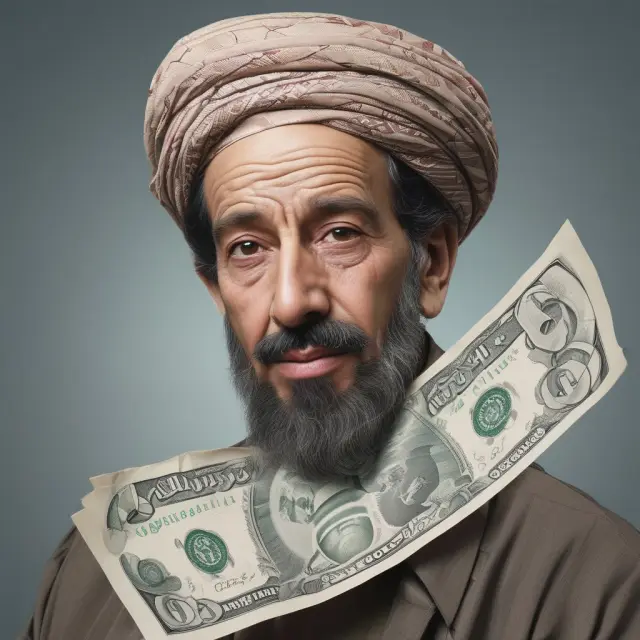 A currency riyal wave tumbling in a stormy sea, symbolizing the impact of diplomatic crises on exchange rates and demand.