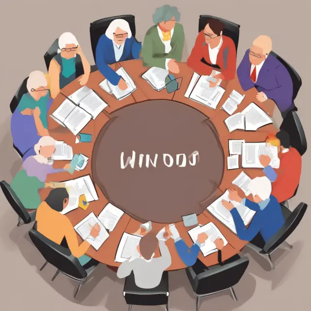 Spouses at a roundtable negotiating the division of retirement assets using a Qualified Domestic Relations Order (QDRO)