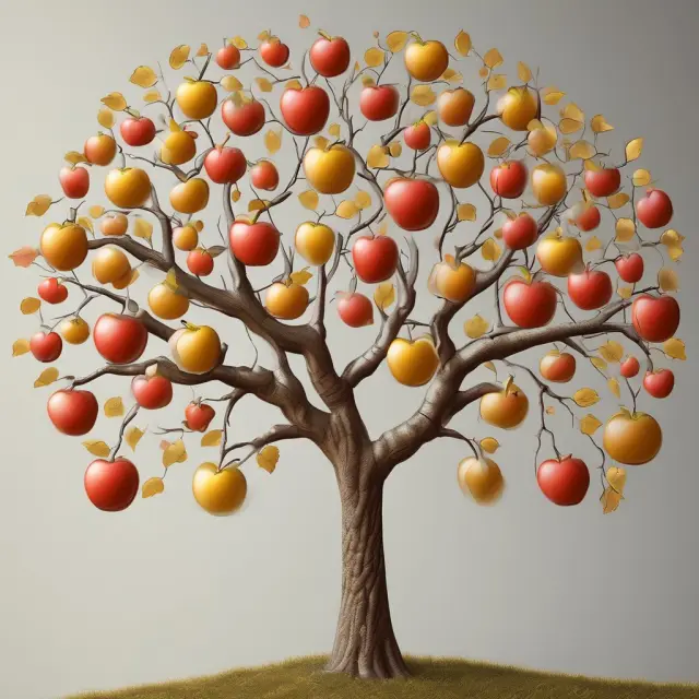 Roth IRA growing golden apples representing tax-free college savings