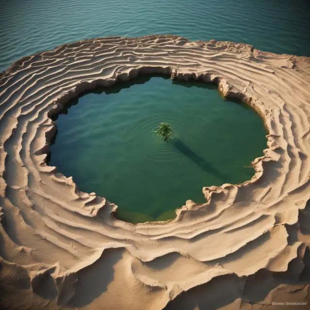 An image of ripples spreading across a serene pond, symbolizing the SEC