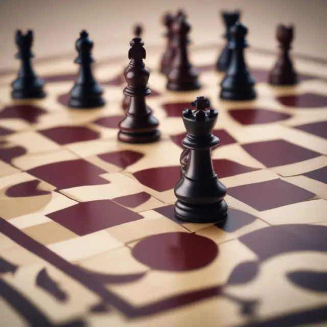 An institutional investor, depicted as a queen on a chessboard, represents QIBs
