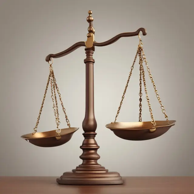 Justice scales with regulatory documents balanced on one pan, securities in the other, symbolizing fair QIP offerings