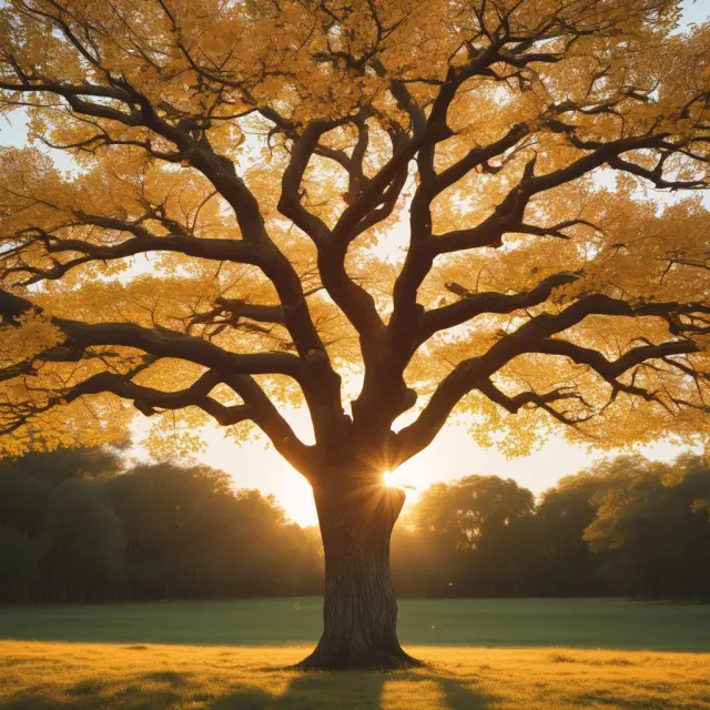 Golden tree adorned with survivor annuities symbolizing QJSAs