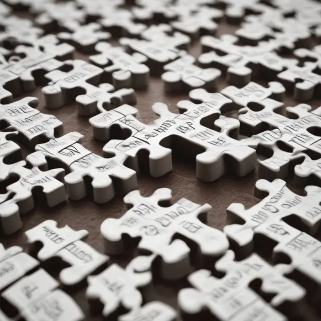 An image of an intricate puzzle with a piece representing a surviving spouse fitting in, symbolizing financial security through QTIP trust payments