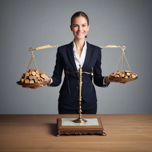 A balanced scale illustrates the importance of fair valuations for charitable donations by a qualified appraiser