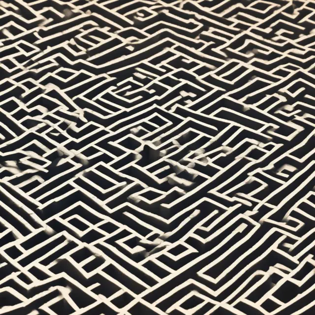 An institutional investor examining documents and using digital tools to navigate a complex maze of charity verification processes