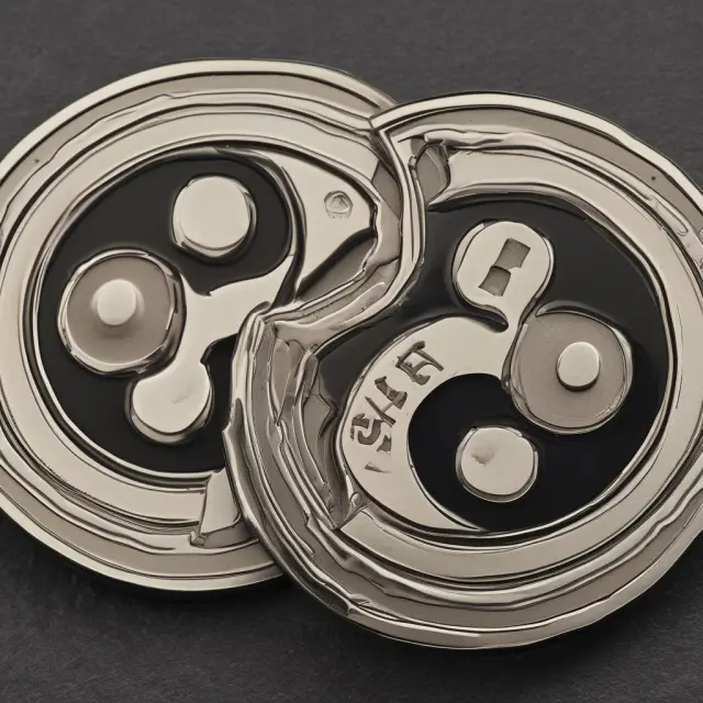 Visualization of QFII and RQFII as yin-yang coins illustrating differences in Chinese foreign investment opportunities