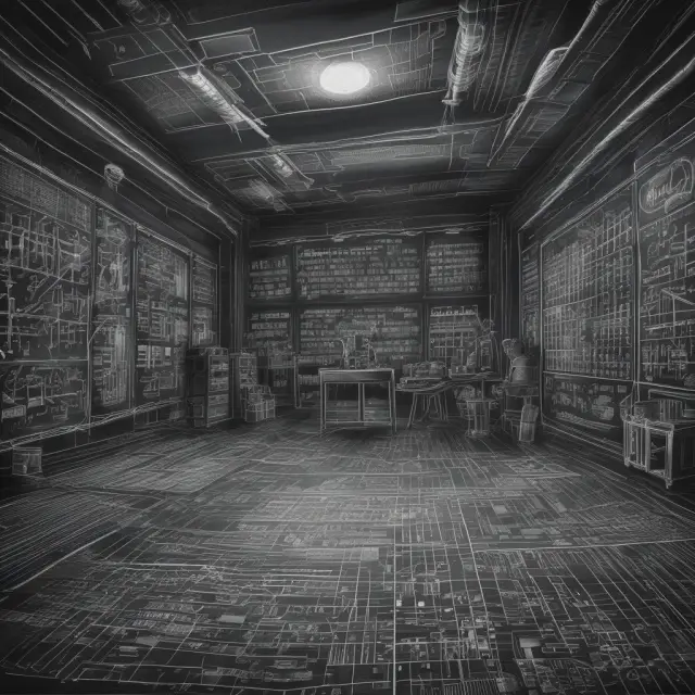 An image of a domestic factory floor with a large chalkboard displaying equations related to QPAI, DPAD and other terms mentioned in the FAQs section