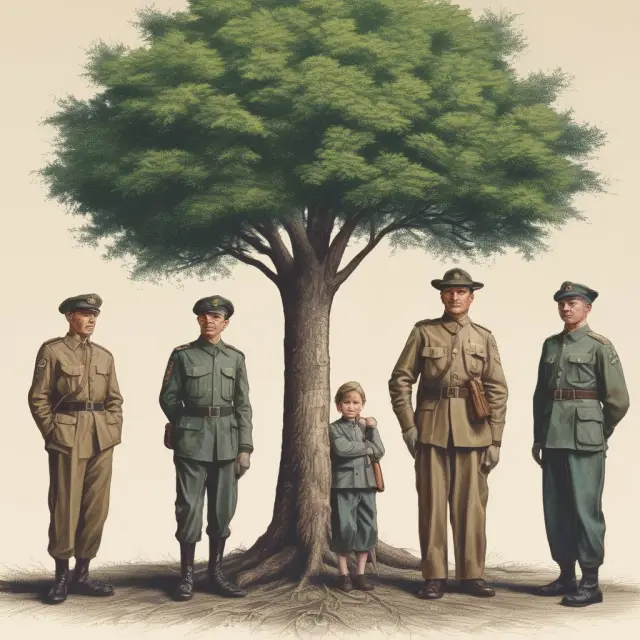 Two families dealing with unexpected expenses due to military service: one thriving, the other facing long-term consequences.