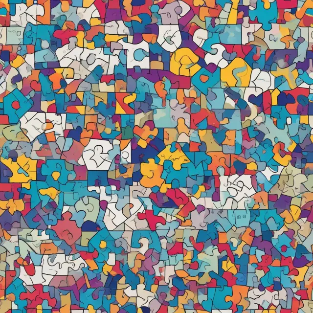 Image: A colorful mosaic depicting various company logos interconnected and built on the foundation of qualifying annuities.