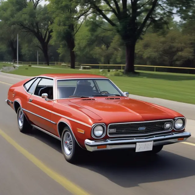 A Ford Pinto on fire symbolizing the risks and consequences of poor quality control