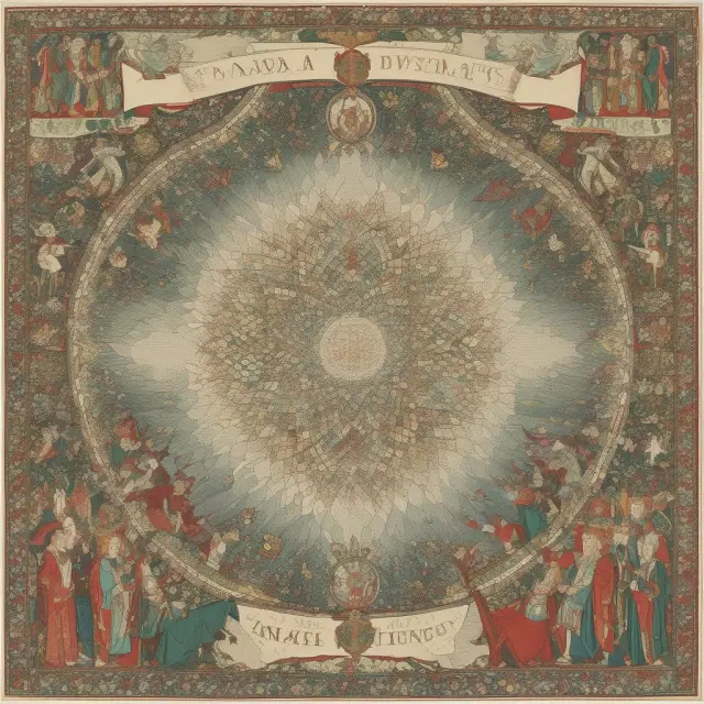 Three governments weaving a tapestry, representing Canada, Denmark, and Sweden, symbolizing their efforts in improving quality of life through essential services and policies