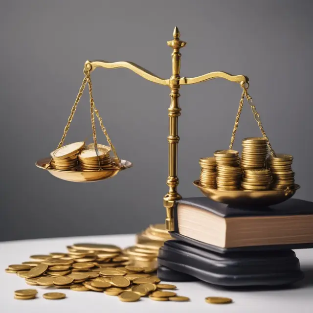 Golden scales balance GAAP accounting books, emphasizing reliable earnings assessment