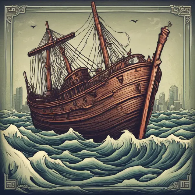 Central bankers as oarsmen saving a sinking economy with quantitative easing