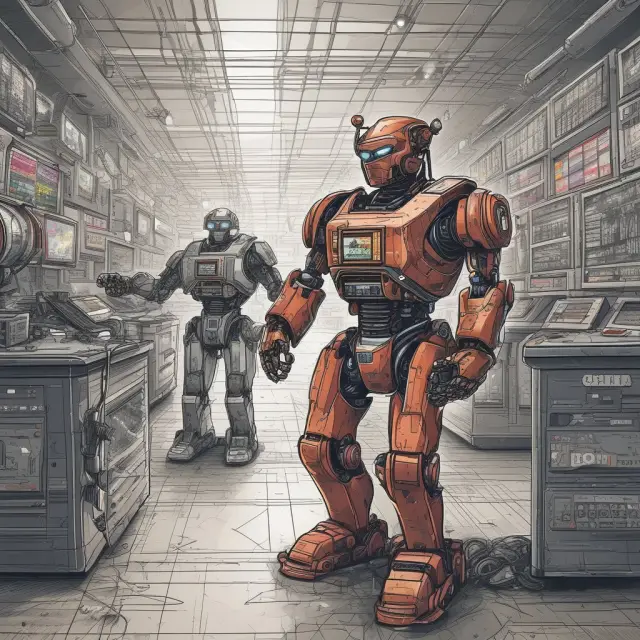 Robotic high-frequency traders facing off against statistical arbitrage algorithms on a financial market battlefield