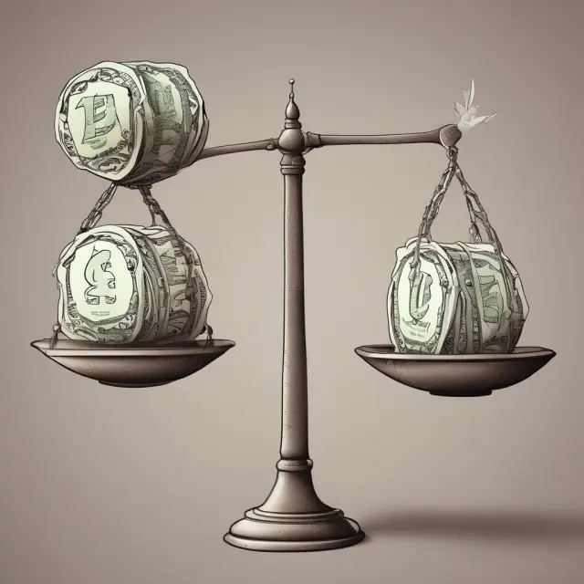 Visualizing Fisher Equation: Money (M) interacting with Velocity (V), Prices (P), and Transactions (T)