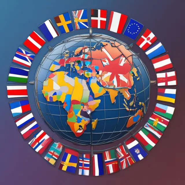 An image of a shield made from various interconnected currencies surrounding the European Union flag, representing Quantitative Credit Default Swaps