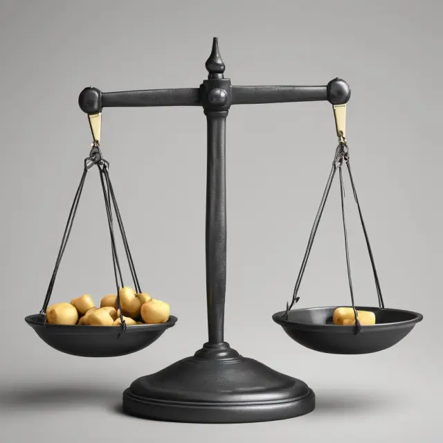 Scale weighing the importance of lower (Q1), median (Q2), and upper (Q3) quartiles in dataset analysis