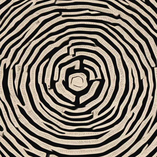 A person navigating a maze made of sections 68 to 72 from the Contract Act of 1872, symbolizing the exploration of different types of quasi contracts.