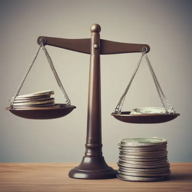 Scales balancing fair-valued assets with liabilities, representing Quasi-Reorganization