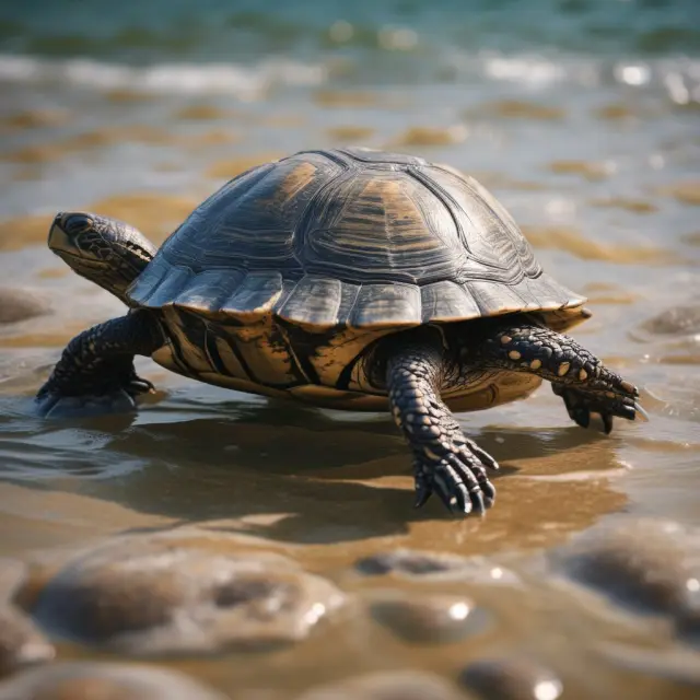 A sea-faring turtle manages various policies (property, liability) while balancing liquidity ratios for insurer success