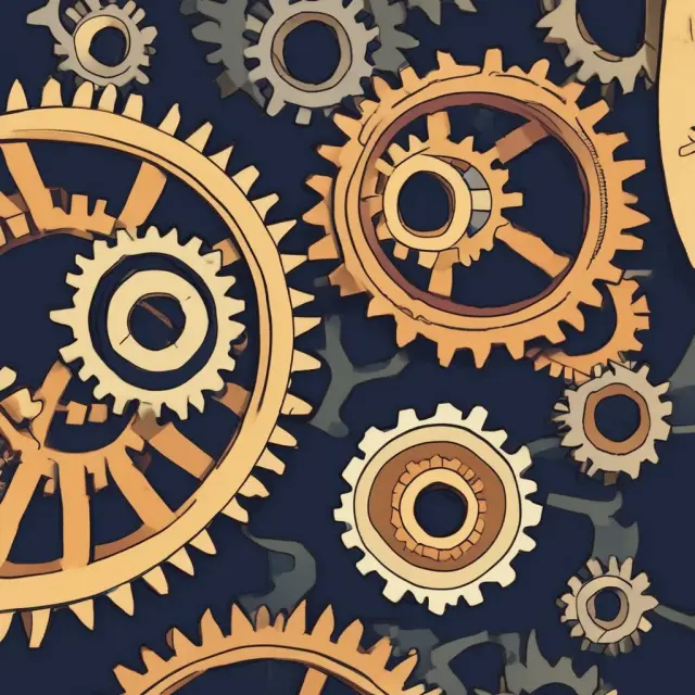 Three gears representing Quick Ratio, Current Ratio, and Debt-to-Equity Ratio depicting the interplay between short-term and long-term liquidity assessments.