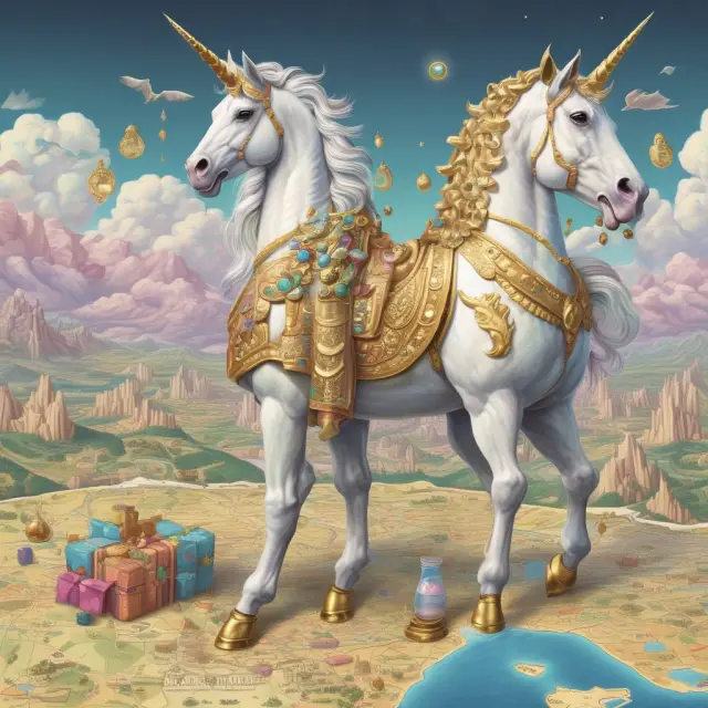 A senior unicorn offering tax-advantaged quarterly payments in gems, representing the benefits and considerations for investors in Quarterly Income Debt Securities (QUIDS)
