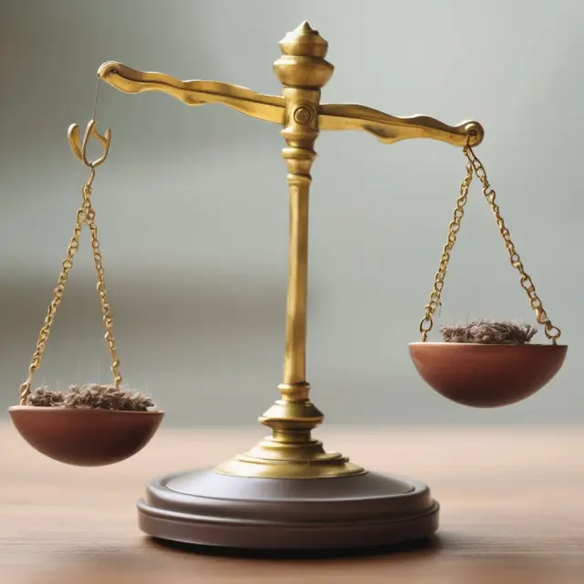 Quiet title action scale balancing conflicting property claims: mortgage lender disputes, deaths, unoccupied properties, quitclaim deeds, and adverse possession.