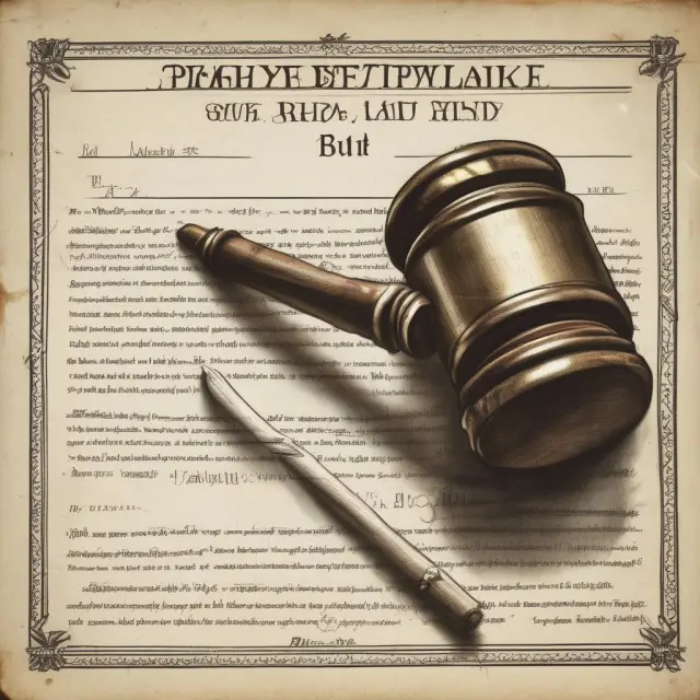 Judge granting peace to a contested property title through the quiet title action process