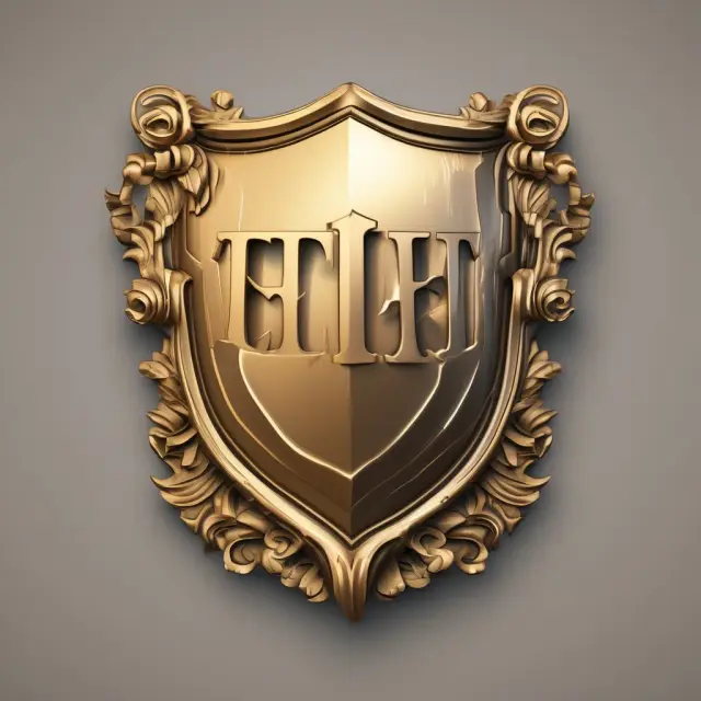 Golden shield displaying a quiet title scroll represents the protective role of title insurance in real estate transactions.