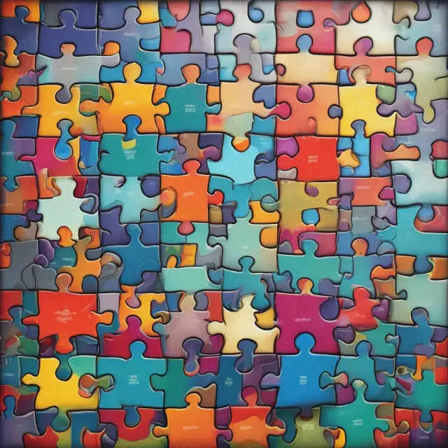Five quintile jigsaw pieces arranged, symbolizing distinct subgroups in data analysis