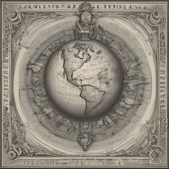 Two dancers (base and quote currencies) gracefully interacting against the backdrop of a world map, symbolizing their economic interplay in forex trading.