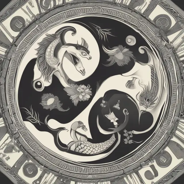 A balance between base and quote currencies illustrated as the yin and yang symbol, representing various advantages for investors.