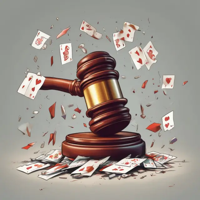 Gavel shatters RICO cards with legal repercussions