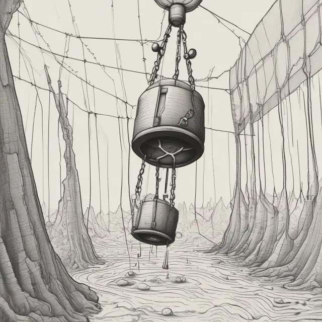 A pendulum illustrating the ongoing debate between random walk theory