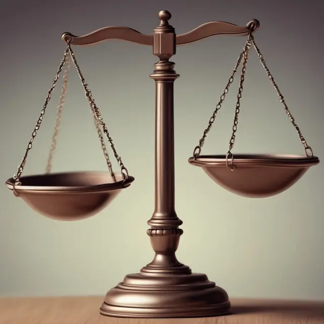 An image of a RAR document bridging two sides of a balance scale, representing the conclusion and resolution following an IRS audit.