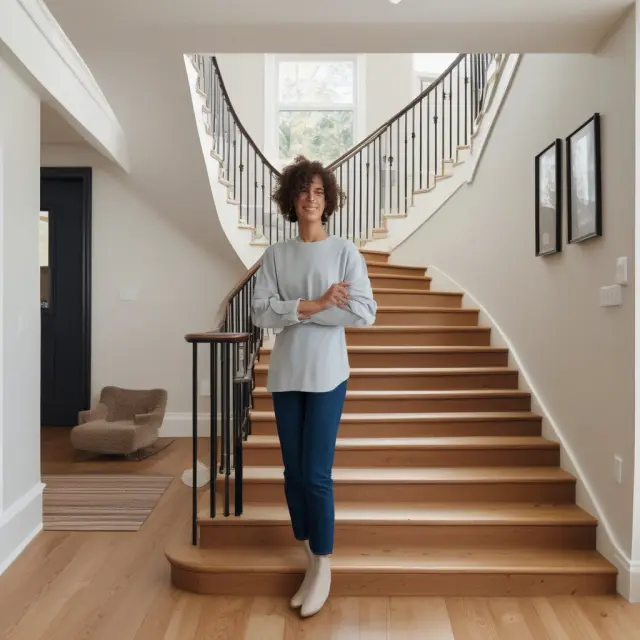 Homeowner deciding between keeping their existing mortgage or refinancing with a shorter term, illustrating the benefits of rate-and-term refinancing.