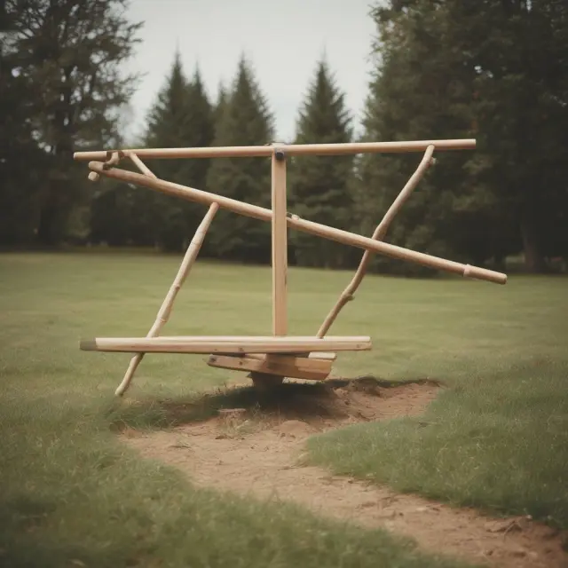 A seesaw teeters between positive and negative movements, symbolizing the rate of change indicator