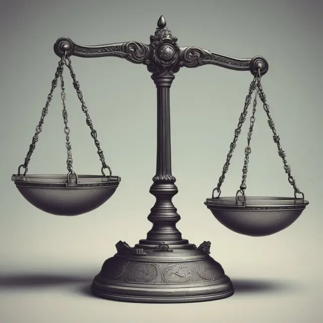 Two rational actors assessing their choices on a balance scale, demonstrating the power and relevance of Rational Choice Theory in economics.