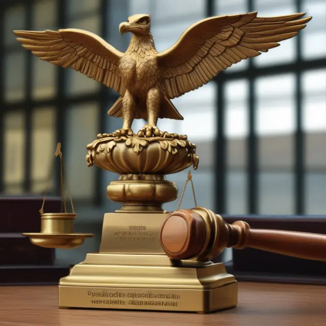 RBI figure overseeing financial sector, setting interest rates (gavel), performing bank inspections (eagle-eyed sculpture), and empowering auditors