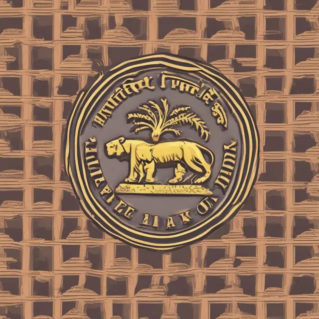 A lighthouse named RBI, guiding the Indian economy through monetary policies and regulations